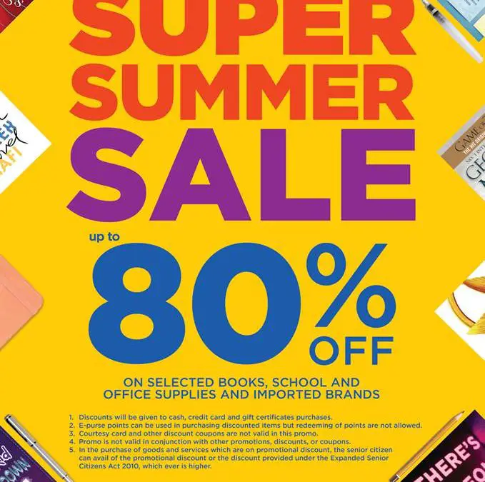 National Book Store Super Summer Sale
